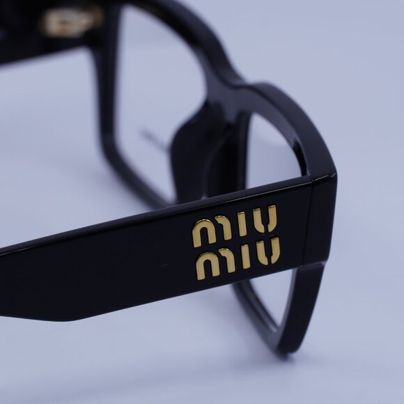 Miu Miu MU02XV 1AB1O1 Eyeglasses Black 52mm Rectangle Frame - Picture 9 of 10
